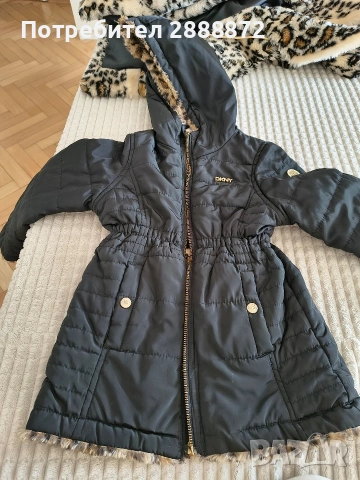 Продавам две детски якета, едното е на марката DKNY.Размер 110-116см, снимка 13 - Детски якета и елеци - 53746369