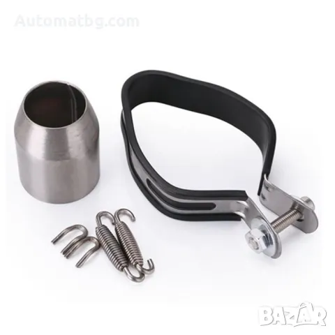 Гърне за мотоциклет Automat, PA942, 27см, Сиво, снимка 3 - Аксесоари и консумативи - 49347984