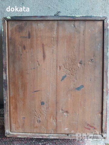 Стара селска икона, снимка 5 - Антикварни и старинни предмети - 40391099