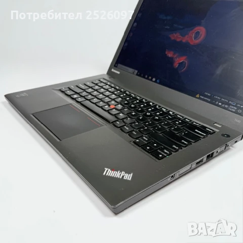 Lenovo ThinkPad T440/i5-4300U/4GB RAM/128GB SSD/2 Батерии, снимка 5 - Лаптопи за работа - 51149636