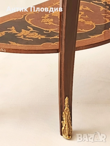 Конзолна маса с инкрустации, снимка 6 - Маси - 51655696