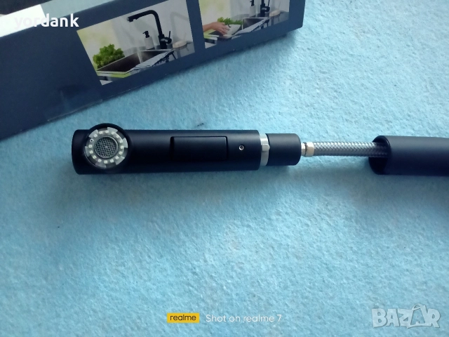 Кухненски черен смесител Livarno, снимка 4 - Други - 52769369