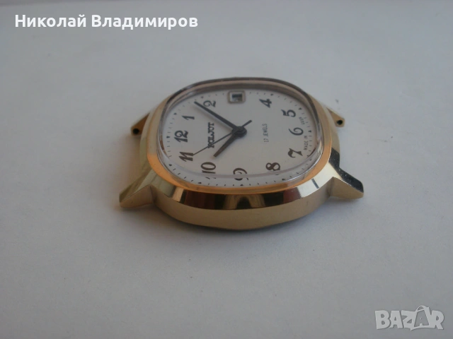 Полет Poljot 2614 мъжки руски перфектен позлатен ръчен часовник, снимка 5 - Мъжки - 53643676