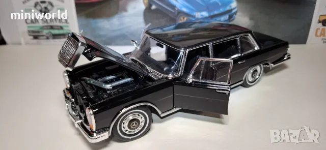 Mercedes 600 W100 1963 - мащаб 1:24 на Welly моделът е нов в кутия, снимка 6 - Колекции - 49871250