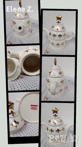 Коледни винтидж чайници от Англия, снимка 4 - Декорация за дома - 52572401