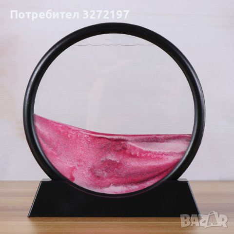 3D движеща се пясъчна картина,дълбоководен пясъчен пейзаж,размер 18cm х 19cm (7 инча), снимка 6 - Декорация за дома - 41856913