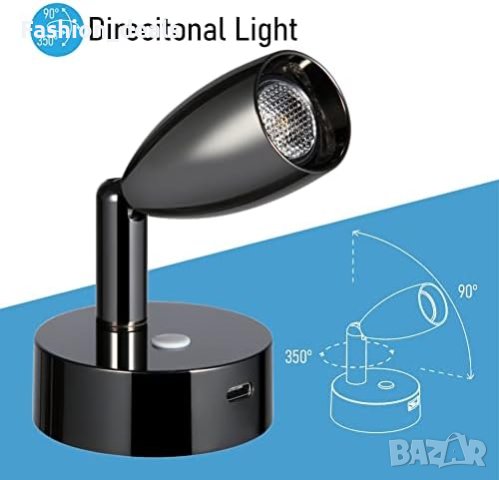 Нова LED светлина за четене Campervan с Type-C порт/12V, снимка 2 - Други - 41504644