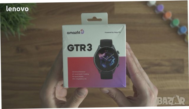 Amazfit GTR 3 - с гаранция, черен, почти нов!, снимка 2 - Смарт часовници - 39300351