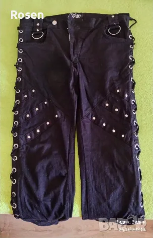 Продавам:Черни еластични рокерски дънки Vixxin Чешки No32., снимка 8 - Дънки - 47725605