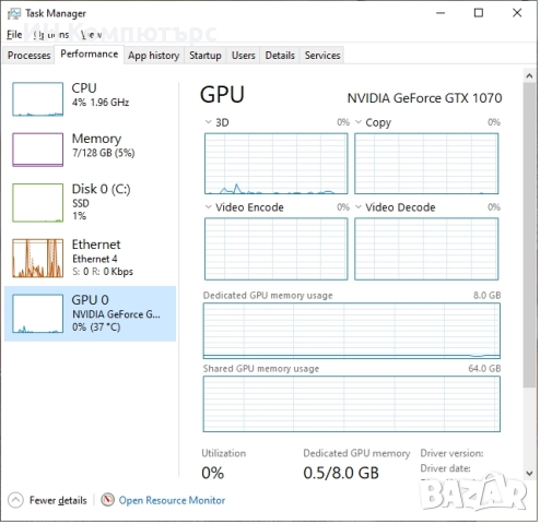 Продавам настолен компютър с 128GB DDR4, снимка 7 - Геймърски - 52837667