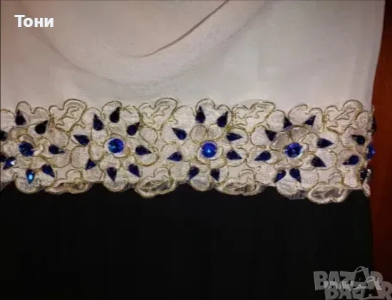 Нова Официална Рокля с Бродерия S, снимка 4 - Рокли - 49288552