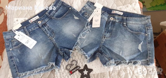 Дамски къси дънкови панталонки