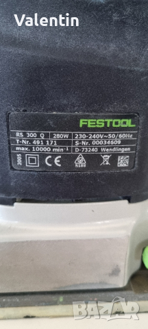 Festool виброшлайф без кабел, снимка 9 - Други инструменти - 44775990