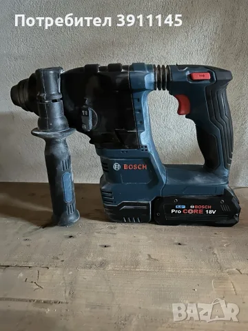 Bosch акумулаторен комплект от 4 части, перфоратор, ударен гайковерт, ъглошлайф и винтоверт , снимка 6 - Куфари с инструменти - 55861908