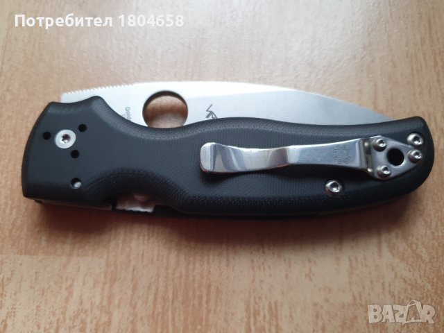 Сгъваем нож Spyderco Shaman, снимка 8 - Ножове - 42041550