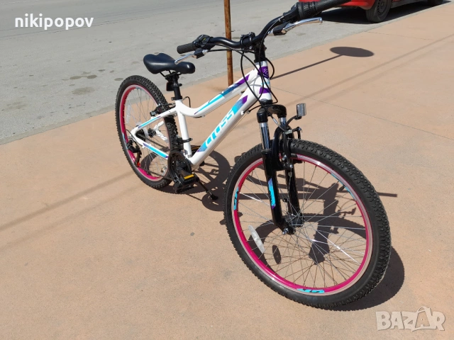 CROSS Алуминиев велосипед 24" DAISY, снимка 7 - Велосипеди - 53839347