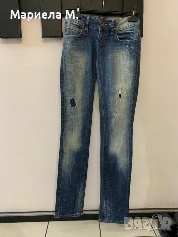Дамски дънки Zara Trf, XS, ниска талия