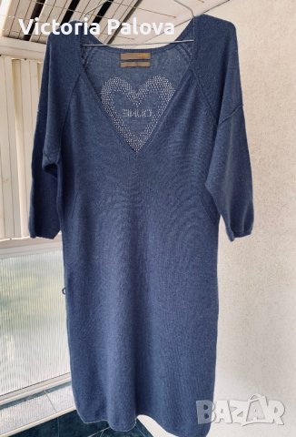 Кашмир 100%, рокля/дълга блуза DUNE BY DUNE Швейцария, снимка 2 - Блузи с дълъг ръкав и пуловери - 42549572