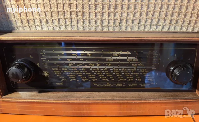 Ретро Лампово Радио AT-Super 660 Wk3 AEG, снимка 3 - Антикварни и старинни предмети - 50072303