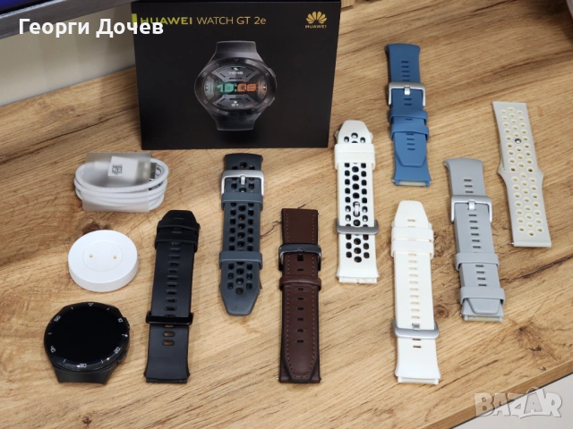 Смарт часовник Huawei GT2e с 8 каишки, пълен комплект, снимка 2 - Смарт гривни - 52815883