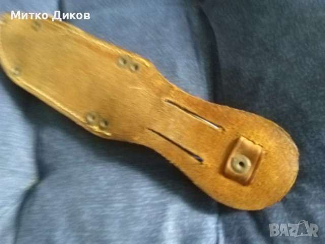 Кама 190х90мм маркова станлес тип Дж. Стейтън от Непобедимите-3 калъф естествена кожа с доп.преграда, снимка 4 - Ножове - 41536630