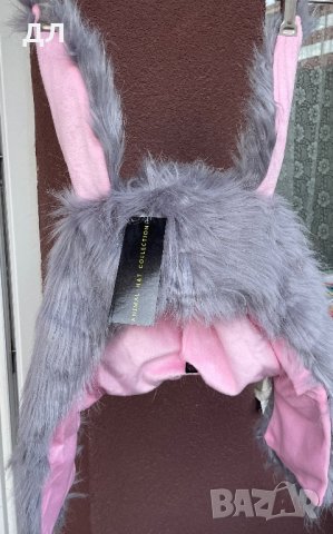 Зимна шапка зайче