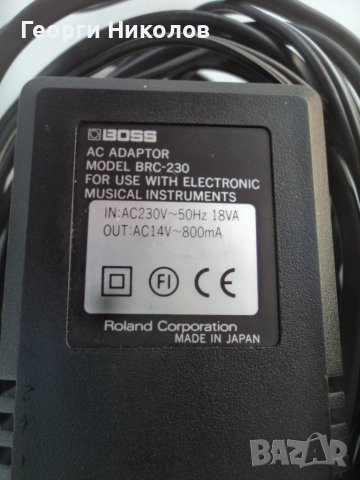 boss ac adapter brc 230, снимка 3 - Синтезатори - 41621657