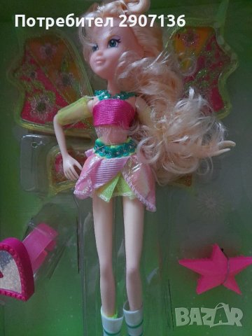 КУКЛА  WINKS с аксесоари,музикална, крилата и светят, снимка 4 - Кукли - 38947365