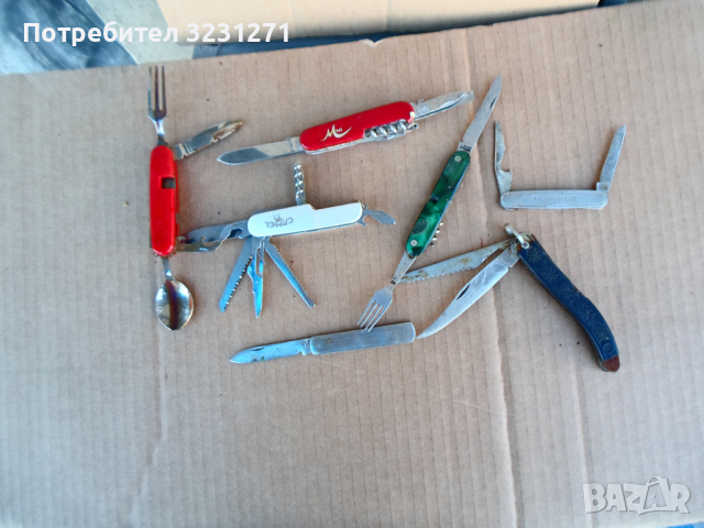 Лот 7броя Винтидж Сгъваеми Джобни Ножове, снимка 3 - Антикварни и старинни предмети - 36183231