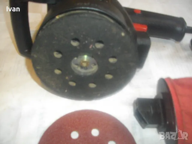 НОВ 270 ВАТА SKIL НИДЕРЛАНДСКИ КРЪГЪЛ ЕЛЕКТРИЧЕСКИ ЕКСЦЕНТЪР ВИБРОШЛАЙФ ф125мм С ТОРБА ЗА ПРАХ , снимка 3 - Други инструменти - 49774835