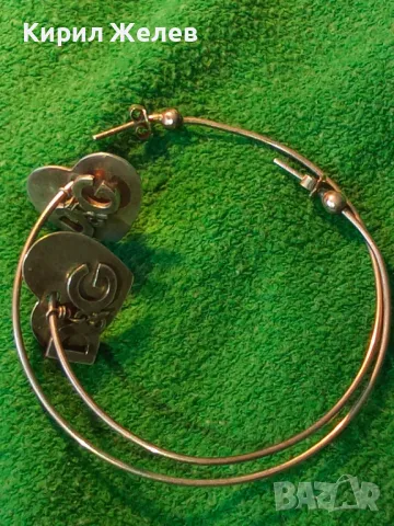 D&G Стилни СРЕБЪРНИ ОБЕЦИ със СЪРЧИЦА СРЕБРО 925 БУТИКОВ АРТ МОДЕЛ ДОЛЧЕ и ГАБАНА 49616, снимка 18 - Обеци - 49379301