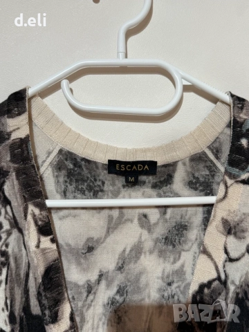 ESCADA Original Size L Вълна, Коприна, снимка 4 - Жилетки - 52952227