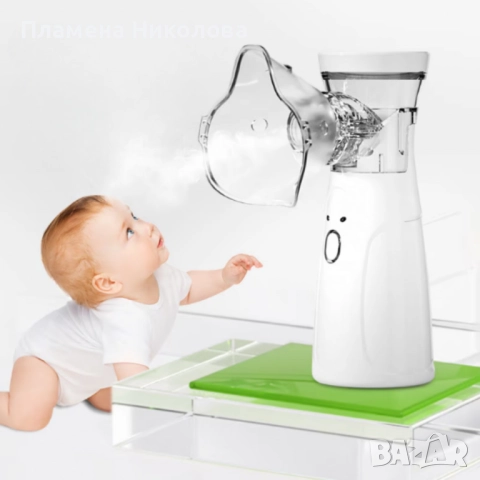 Тих преносим небулизатор Mesh ANK - N3– бърза инхалация у дома и в движение, снимка 5 - Други - 52987965