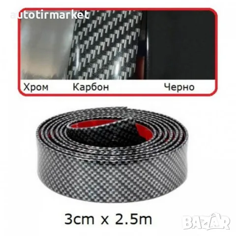 Лайсна декоративна – карбон, снимка 2 - Аксесоари и консумативи - 56052858