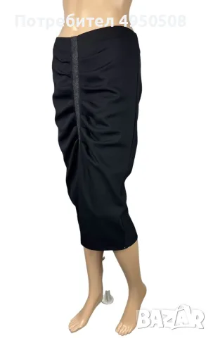 Дълга пола „Sportmax“ от вълна, тип „молив“, размер IT44, US10, снимка 4 - Поли - 56139608