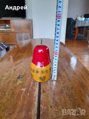 Стара матрьошка #56, снимка 4 - Други ценни предмети - 53499292