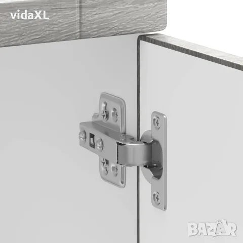 vidaXL Кухненски шкаф Porto, сив сонома, инженерно дърво, снимка 10 - Шкафове - 56148254