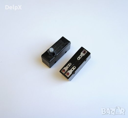 Ключ МП2102 незадържащ НО черен 660V 16A