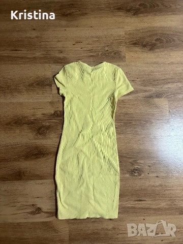 Жълта лятна рокля по тялото “Sinsay”, снимка 3 - Рокли - 53111320