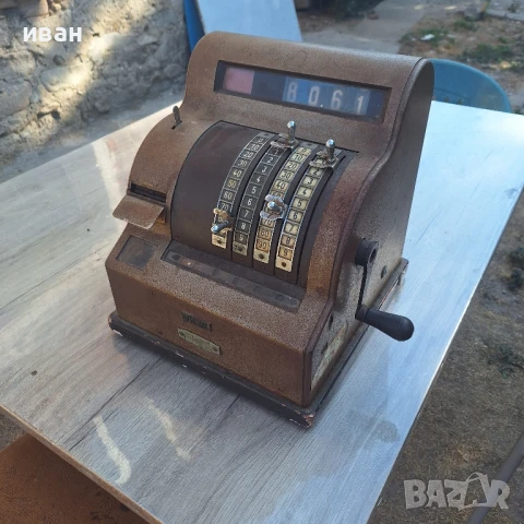Стар Германски касов апарат NCR, снимка 4 - Други ценни предмети - 51385871