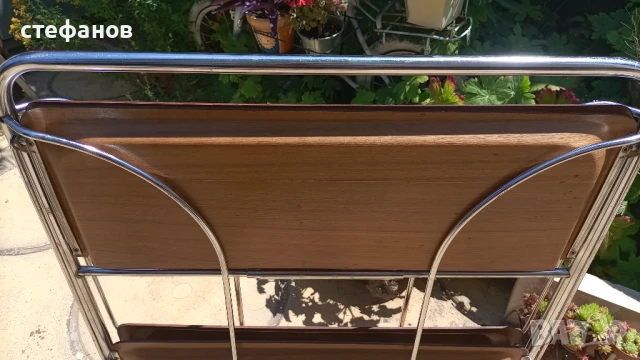 Руска сгъваема помощна масичка на колела, бар масичка, снимка 13 - Други - 50973186