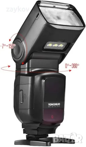 YONGNUO YN968N II YN968NII GN60 Вградена в камерата безжична светкавица, снимка 2 - Светкавици, студийно осветление - 48512161