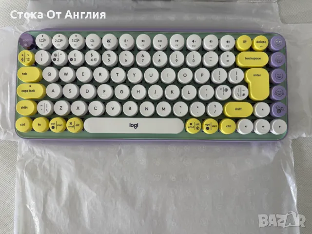 Безжична клавиатура Logitech POP Keys, снимка 2 - Клавиатури и мишки - 49999833