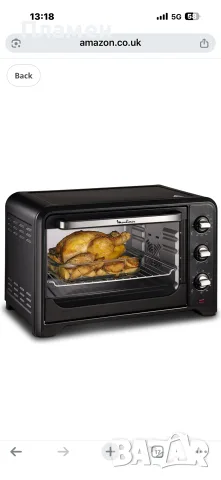 Moulinex Optimo OX4958 – електрическа фурна 60 L, 2200 W, 7 режима, черна, снимка 9 - Печки, фурни - 55898910