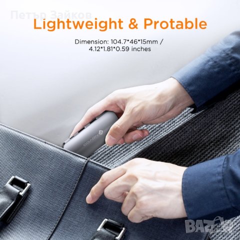 NOVOO 7 в 1 R7 PD USB C ХЪБ, снимка 6 - Друга електроника - 42666098