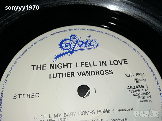 ПОРЪЧАНА-LUTHER VANDROSS-ВНОС ENGLAND 1803222227, снимка 6 - Грамофонни плочи - 36154230