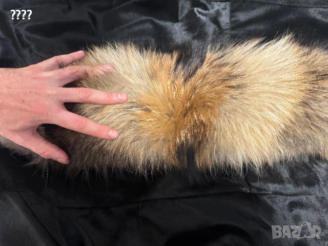 Богата яка от естествен косъм - енот , снимка 2 - Други - 52792584