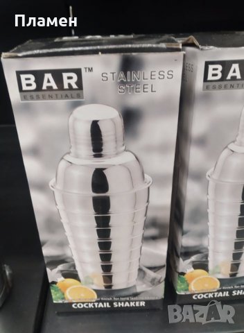 Метален бар шейкър за коктейли 3 части