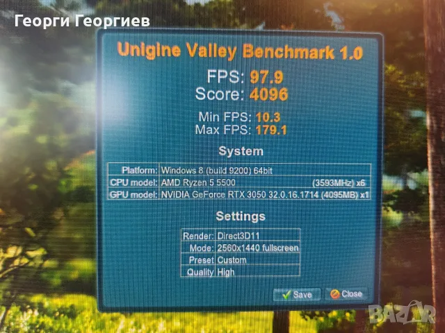 Видео карта RTX 3050 8GB GDDR6, снимка 5 - Видеокарти - 56375472