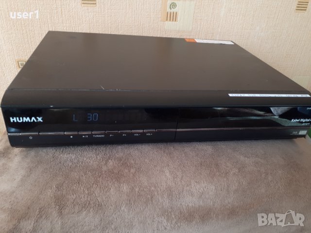 DVB-C тунер/приемник за цифрова кабелна телевизия с вграден HDD, снимка 1 - Приемници и антени - 40661491